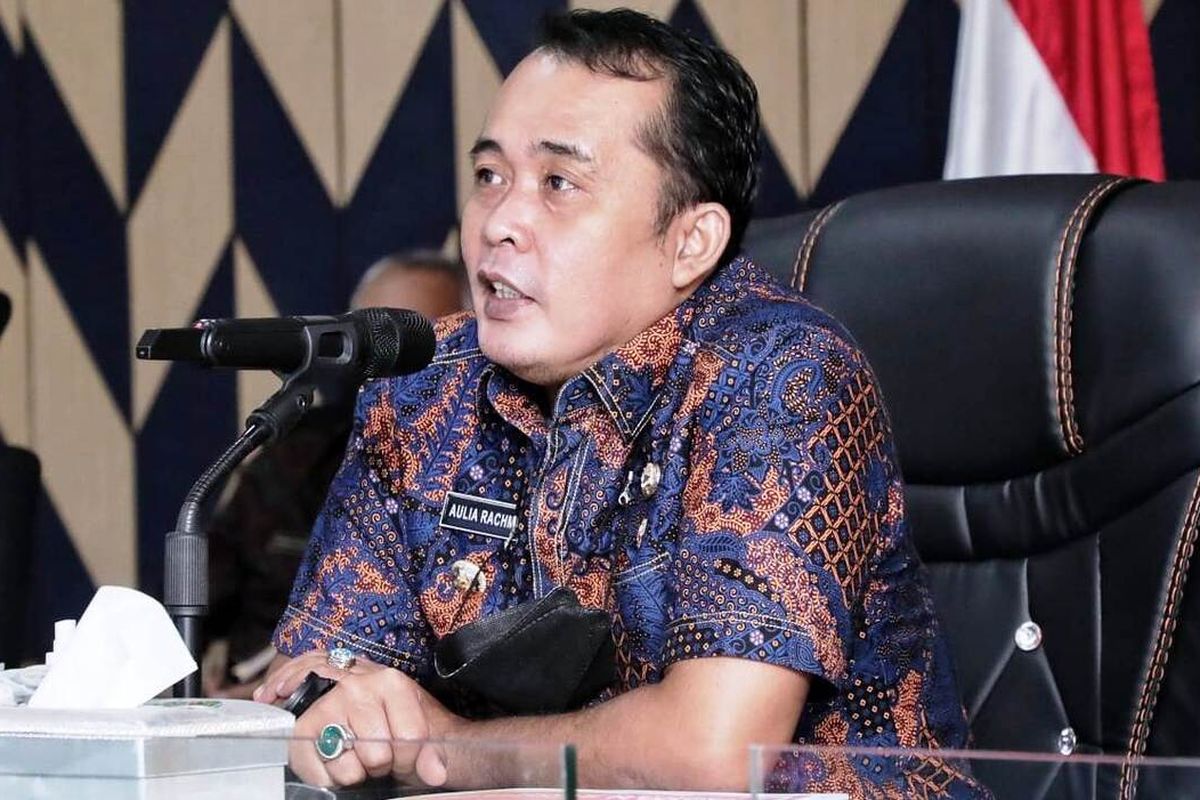 Wakil Wali Kota Medan Aulia Rachman melakukan rapat koordinasi virtual dengan BPK2L Semarang untuk pengelolaan dan pembentukan BPK2L Kesawan, Kamis (29/4/2021)