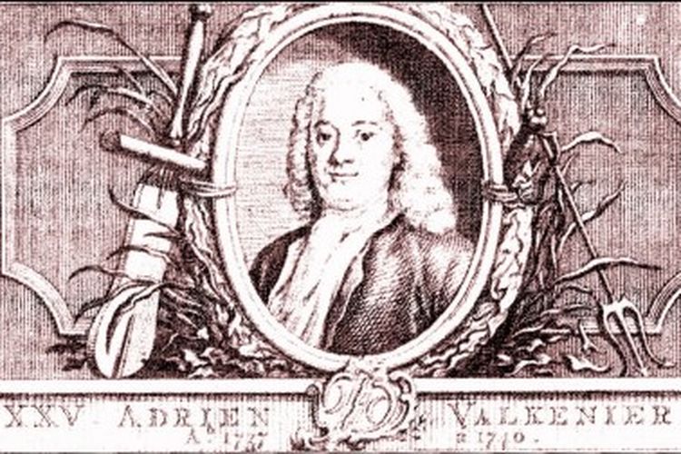 Tangkapan layar foto Gubernur Jenderal Vereenigde Oost Indische Compagnie (VOC) di Hindia Belanda, Adriaan Valckenier.