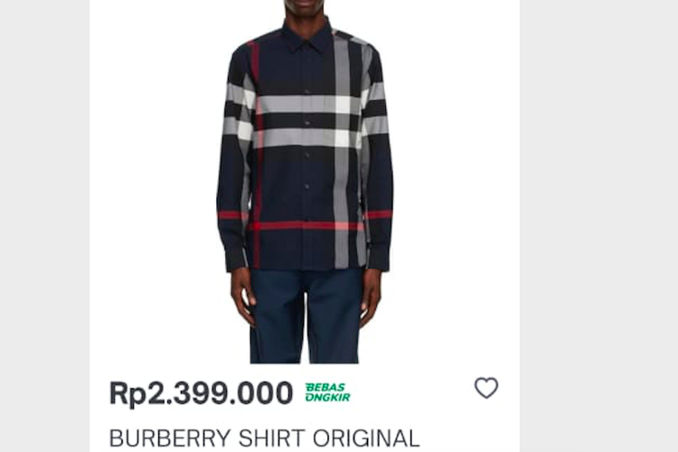 Kemeja Burberry