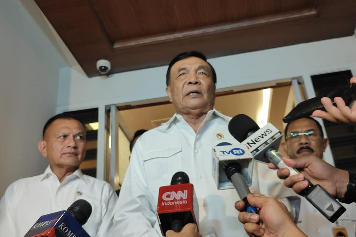 Menko Polkam Djamari Chaniago ditemui di Gedung Kemenko Polkam, Jakarta, Rabu (17/9/2025) malam.
