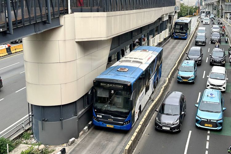Ilustrasi Bus Transjabodetabek