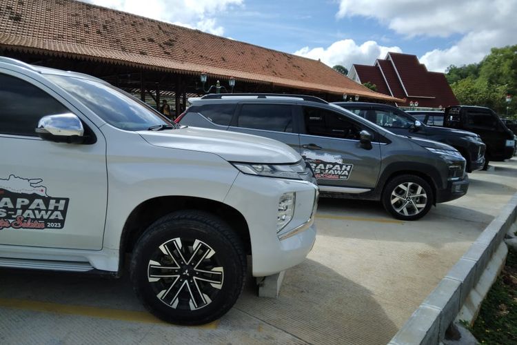 Deretan mobil Mitsubishi pada Merapah Trans-Jawa 2023: Eksplorasi Lintas Selatan Jawa