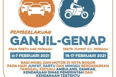 Pemkot Bogor Terapkan Sistem Ganjil Genap Mobil dan Motor Akhir Pekan Mulai Sabtu Ini