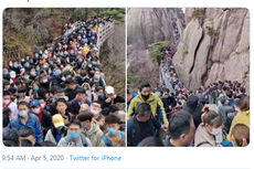 Gunung di China Dipadati 20.000 Pengunjung Usai Lockdown Dilonggarkan