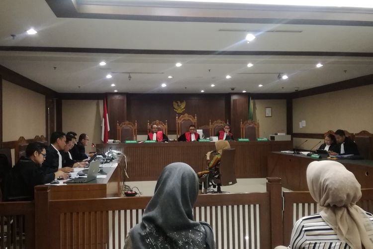 Sidang Terdakwa Marketing Manager PT Humpuss Transportasi Kimia (HTK) Asty Winasti di Pengadilan Tipikor Jakarta, Rabu (31/7/2019)