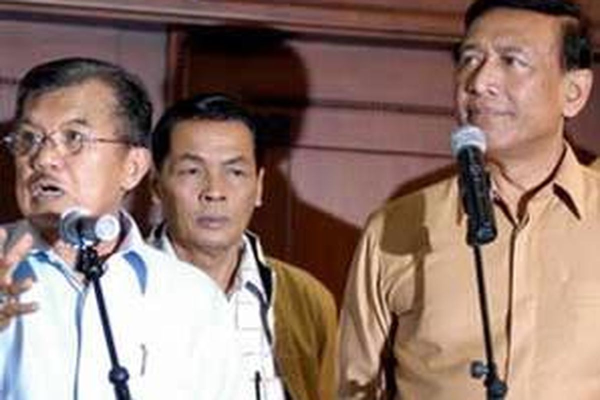 Jusuf Kalla dan Wiranto. 