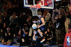 Hasil Slam Dunk NBA All-Star 2024: Lompati Shaq O'Neal, Mac McClung Juara