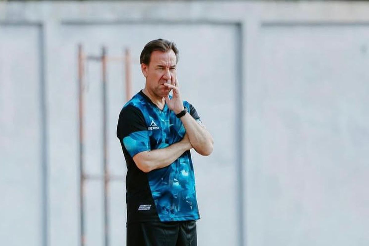 Pelatih PSIM Yogyakarta, Jean-Paul van Gastel asal Belanda.