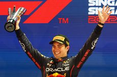 Taklukkan Lintasan Basah, Ini Cerita Sergio Perez di F1 Singapura
