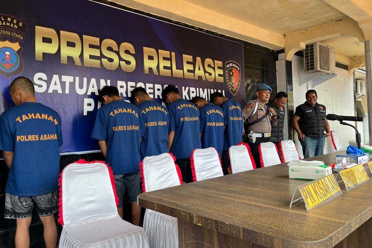 Polisi menangkap 7 anggota geng motor Mafia Bangladesh  karena melakukan pengerusakan di kantor Dinas Pengendalian Penduduk, Keluarga Berencana, Pemberdayaan Perempuan Dan Perlindungan Anak (P2KBP3A)  Asahan.     