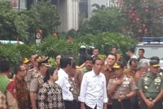 Presiden Jokowi ke Tempat Ledakan Sarinah dengan Pengamanan Ketat