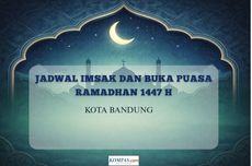 Jadwal Imsak dan Buka Kota Bandung Hari Ini, 1 Maret 2026