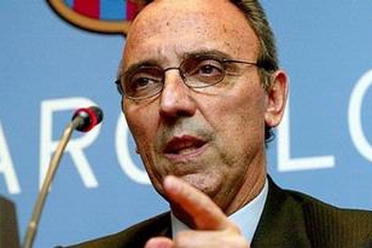 Mantan Presiden Barcelona, Joan Gaspart.