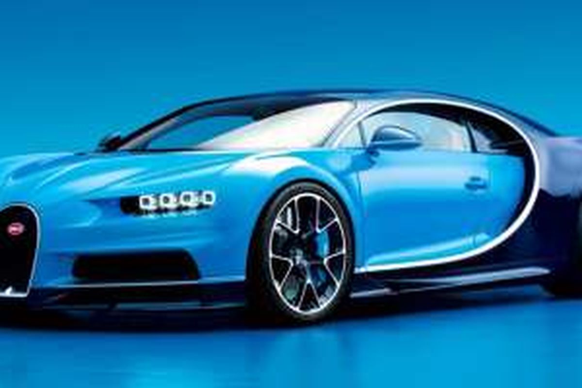 Bugatti Chiron, suksesor Bugatti Veyron sebagai mobil terkencang dan termewah di dunia.