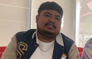 Komika Rigen dan Hifdzi Khoir saat ditemui di sudio KompasTV, Sabtu (25/6/2022)
