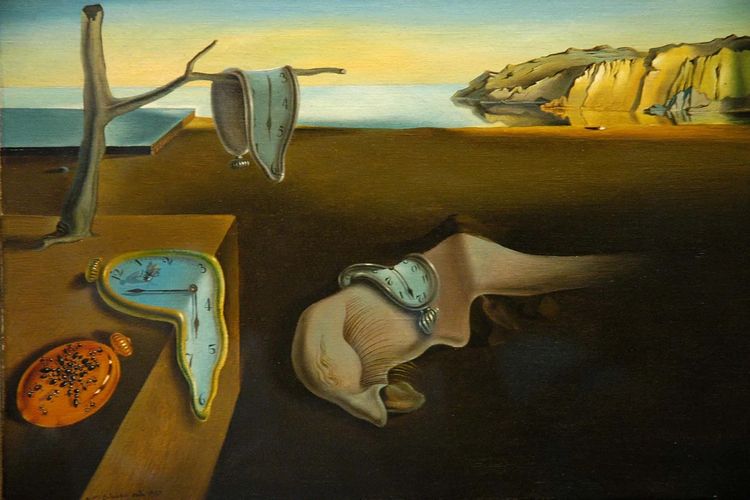 Lukisan Salvador Dalí: The Persistence of Memory