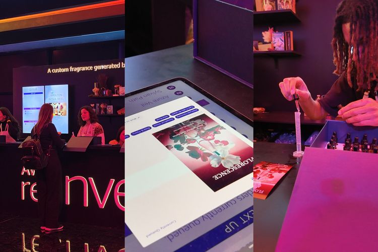 Setelah AI merekomendasikan kombinasi ingredient dan aroma, parfurmer akan mewujudkan rekomendasi tersebut jadi parfum sungguhan. 