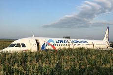 Pilot Maskapai Rusia Ural Airlines Dipuji Setelah Mendarat Darurat Usai Tabrak Burung