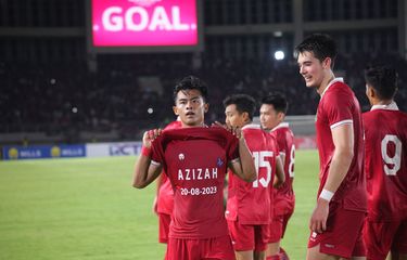 Selebrasi Arhan untuk Azizah Usai Bobol Gawang Turkmenistan, Ayah ...