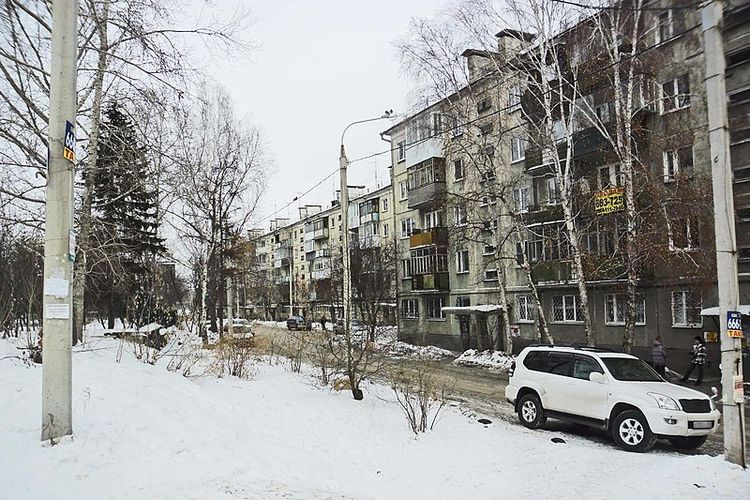 Salah satu sudut Kota Irkutsk, Rusia. Irkutsk menempati peringkat kelima sebagai kota paling dingin di dunia 