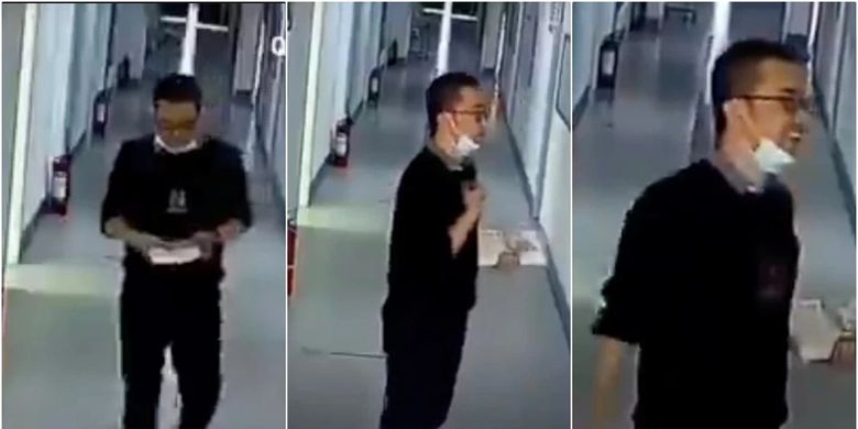 Sebuah video yang viral di China memerlihatkan seorang guru melatih senyuman sebelum memasuki sekolah.
