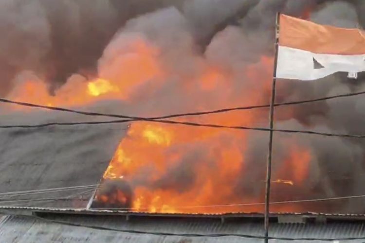 Kebakaran Hebat Dok V Jayapura, 2.392 Warga Terdampak