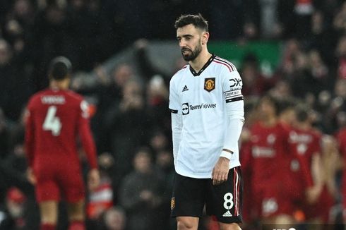 Liverpool Vs Man United 7-0: Saat Bruno Fernandes Cuma Jalan Kaki, lalu Minta Diganti