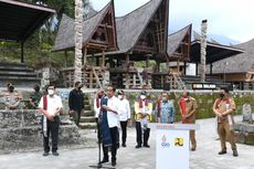 Resmikan Revitalisasi Huta Siallagan, Jokowi Harap Jadi Destinasi Wisata