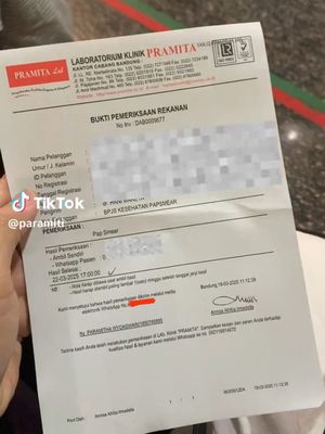 Warga Bandung bernama Paramitha (31) menceritakan pengalamannya melakukan tes papsmear gratis pakai BPJS Kesehatan di Klinik Pramita di Jalan Riau, Bandung.