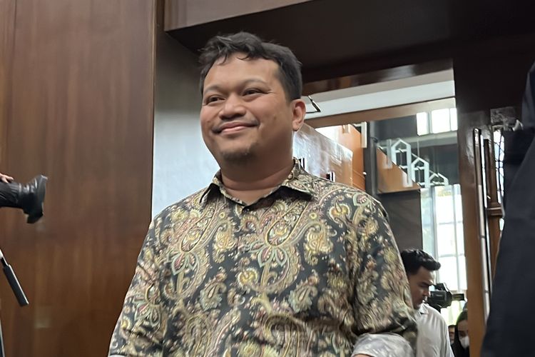 Anak eks Menteri Pertanian (Mentan) Syahrul Yasin Limpo (SYL), Kemal Redindo Syahrul Putra dalam sidang di Pengadilan Tipikor Jakarta, Senin (27/5/2024).