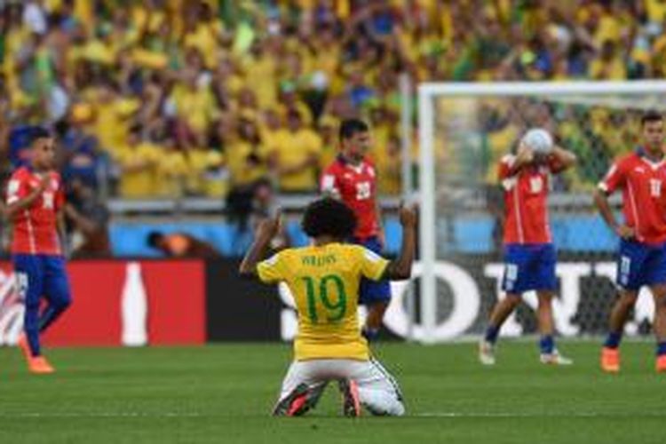 Gelandang tim nasional Brasil, Willian. 