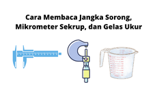 Cara Membaca Jangka Sorong, Mikrometer Sekrup, dan Gelas Ukur