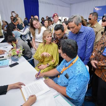 Program PT Bank Tabungan Negara (Persero) Tbk (BBTN) yang memungkinkan masyarakat mengurangi cicilan Kredit Pemilikan Rumah (KPR) menggunakan sampah rumah tangga mendapatkan perhatian Ratu Maxima dari Belanda.