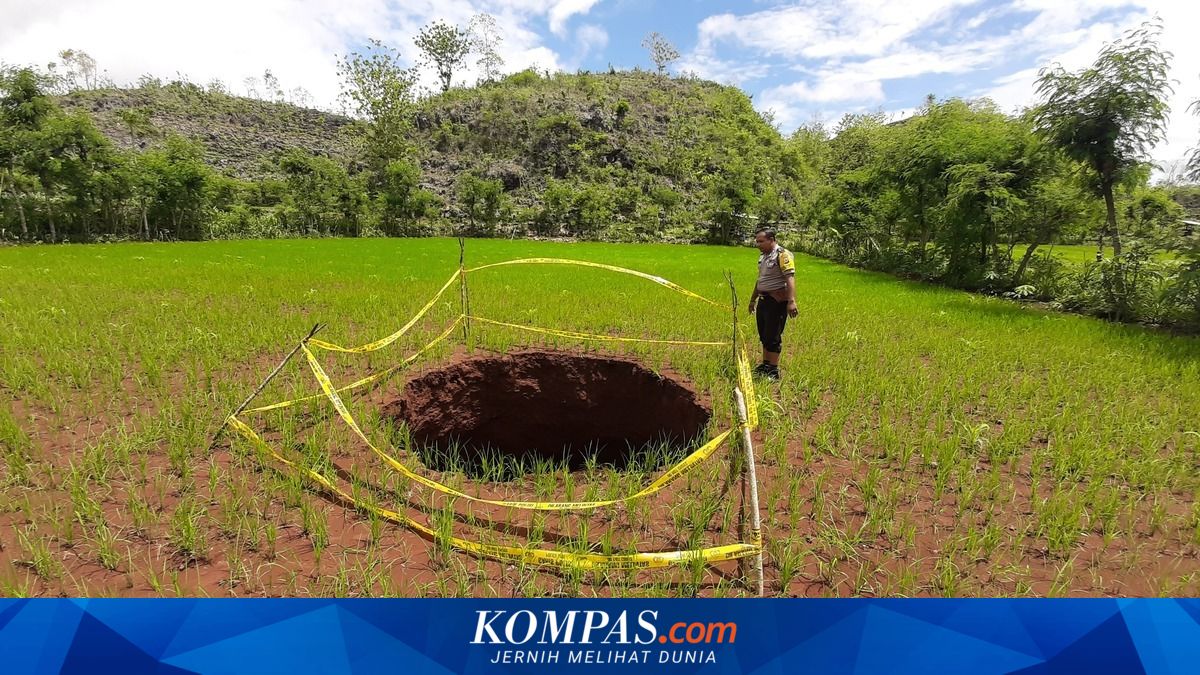 Sinkhole Muncul di Ladang Warga Gunungkidul, Lebar 10 Meter dan Muncul Retakan ~WR 

Klik untuk baca: