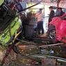 Truk Rem Blong Tabrak 4 Kendaraan dan Warung Warga di Agam