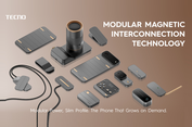 Tecno Pamer HP ModularTambah Kamera dan Power Bank Tinggal Tempel