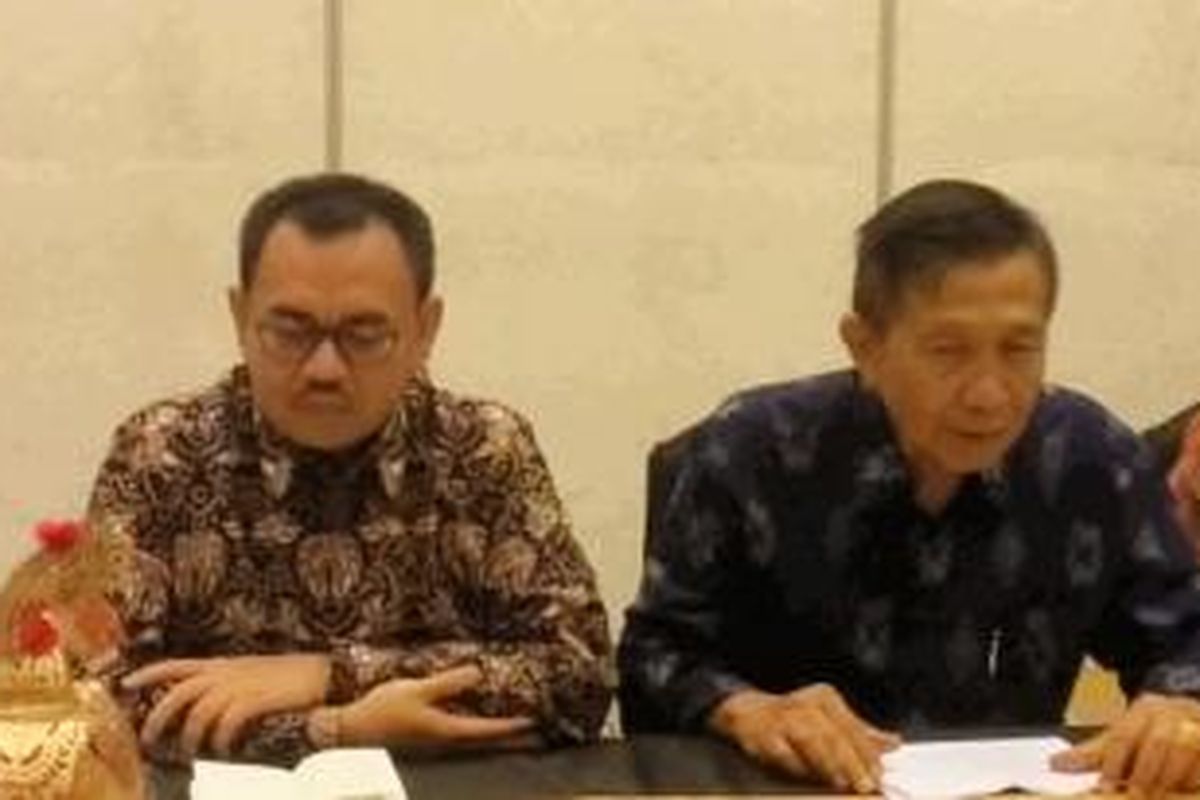 Mentri ESDM Sudirman Said dan Gubernur Bali Made Mangku Pastika 