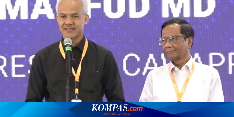Cerita Ganjar Diminta Dukung Mahfud Jadi Cawapres pada 2019