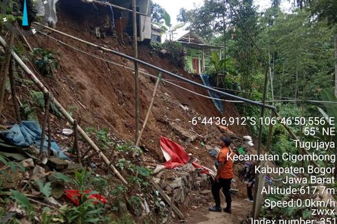 Gempa M 5,8 Rusak 4 Rumah Warga Bogor, Kamar Mandi Tergerus Longsor dan Atap Roboh