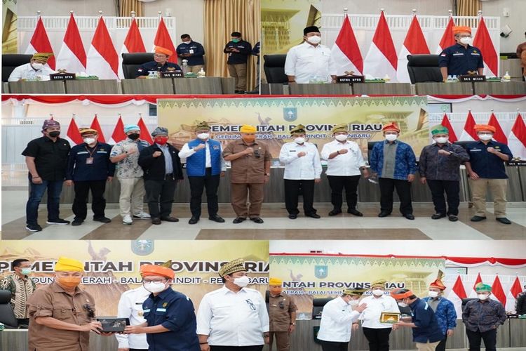 (Dok. Pertamina) Pada Selasa (9/3/2021), PT Pertamina (Persero), PHE, dan PHR mengadakan pertemuan dengan Panja Migas Komisi VII DPR RI dan Gubernur Riau Syamsuar.