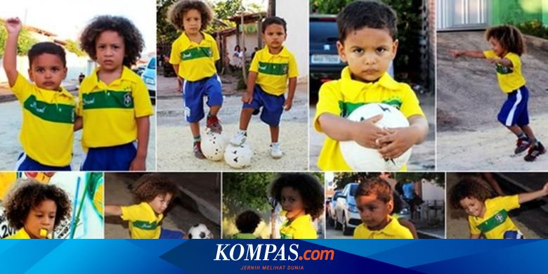 Foto Dua Bocah Mirip Thiago Silva Dan David Luiz