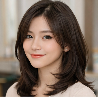 30 model rambut segi layer oval 3 tingkat hadir dengan variasi stylish, dari sebahu hingga glam, cocok memberi efek fresh dan rambut lebih bervolume.
