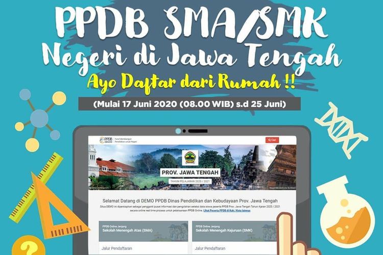 Ppdb Jateng Jadwal Jalur Masuk Dan Tahap Pendaftaran Halaman All Kompas Com