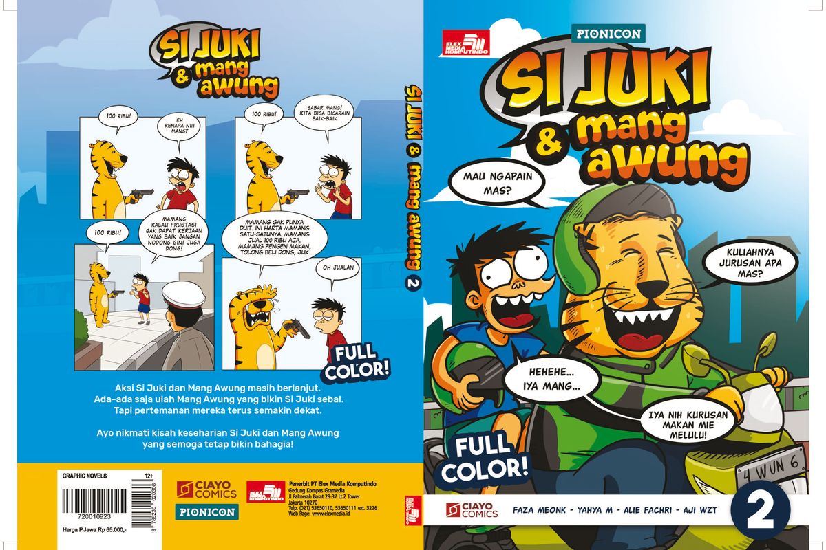 Komik Si Juki & Mang Awung Volume 2 terbitan Elex Media Komputindo terbit Agustus 2020.