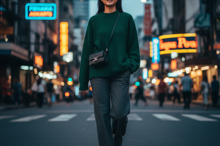 Foto Solo Generated AI Jakarta Street Style