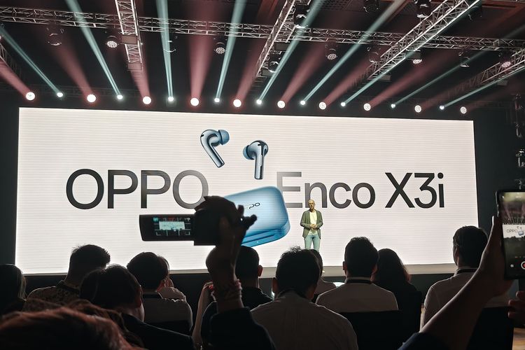 TWS Oppo Enco X3i meluncur global dalam acara di Bali, Kamis (21/11/2024).