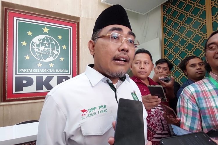 Waketum PKB Jazilul Fawaid di kantor DPP PKB, Senen, Jakarta, Jumat (3/11/2023). 