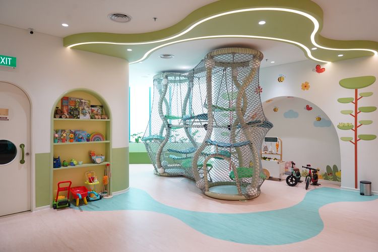 Buumi Playscape, tempat bermain anak di Plaza Senayan.