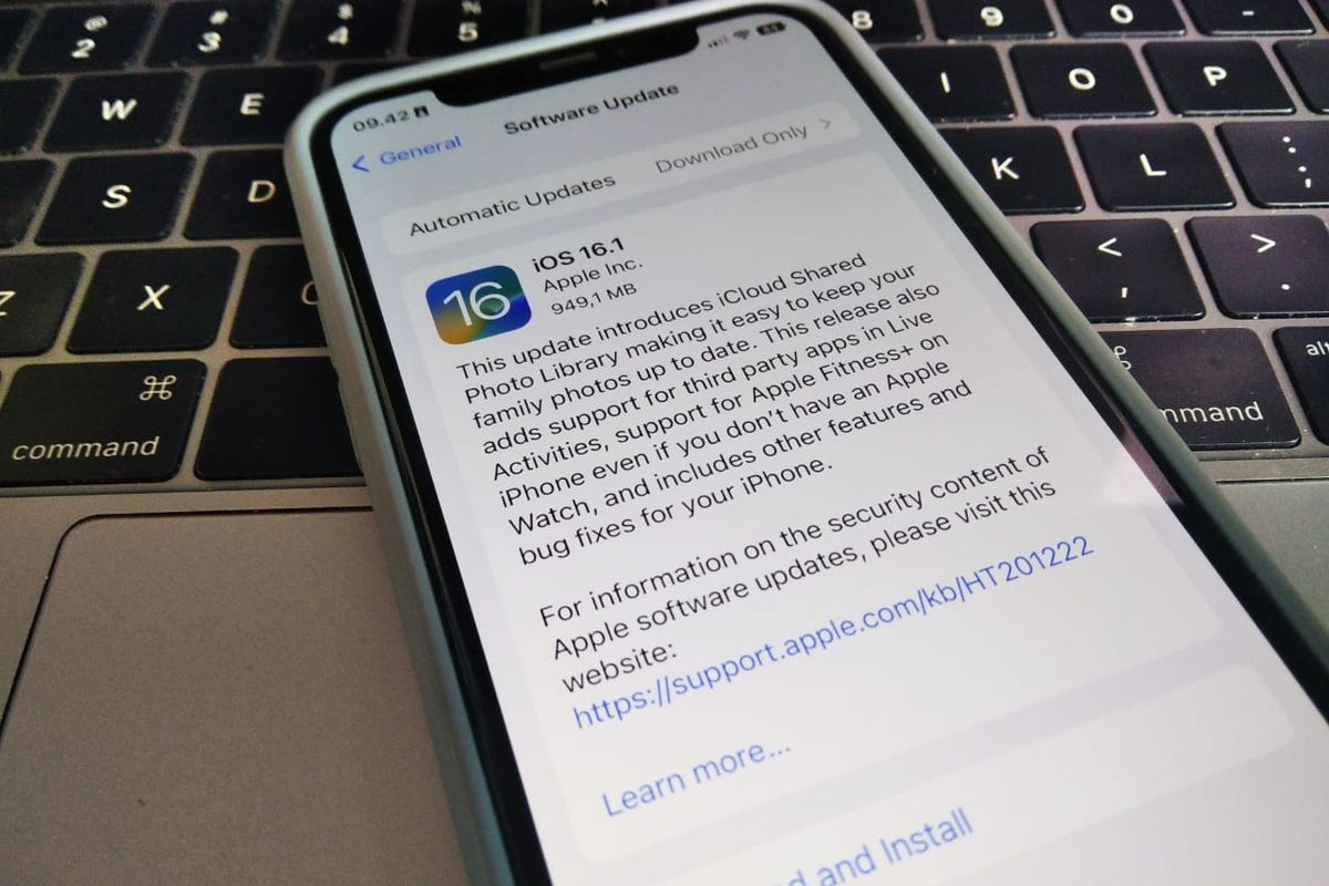 Daftar fitur iOS 16.1 yang baru dirilis hari ini, Selasa (25/10/2022).