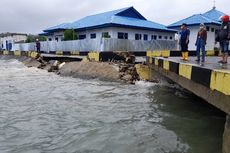 Banjir Rob Terjang Pelabuhan di Maluku Tengah, Penyeberangan Sempat Terganggu